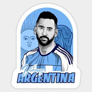 Let's go Argentina Sticker